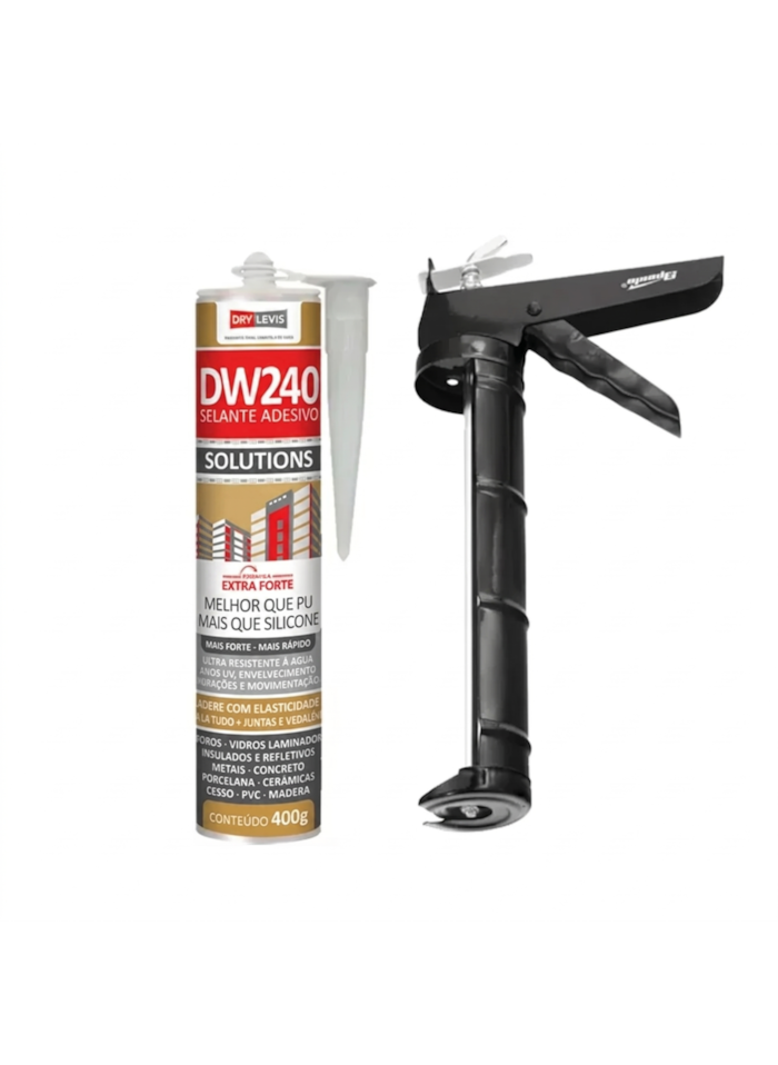 Selante DW240 + Aplicador de Silicone 9 Polegadas Sparta