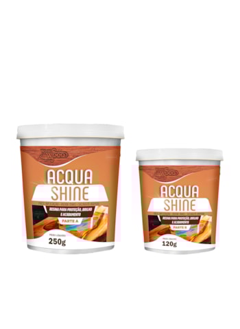 Acqua Shine Atóxico Wood Wood, 370G - Resina em Pasta