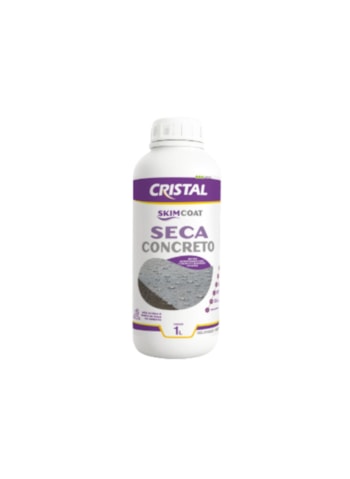 Aditivo Hidrofugante Líquido para Concreto Skim Coat Seca Concreto 1L Cristal