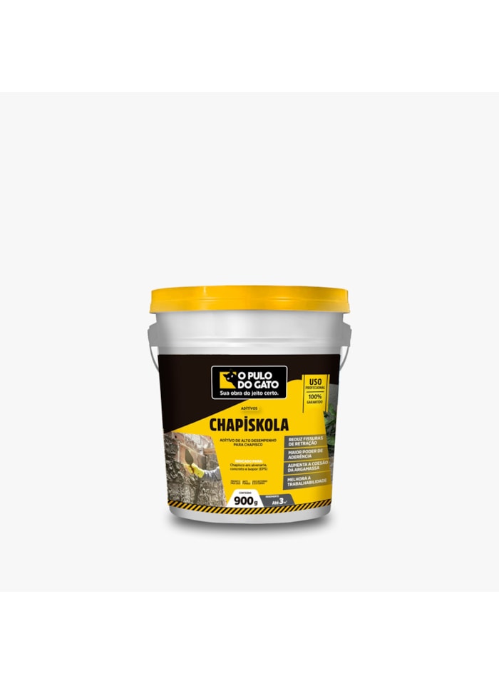Aditivo para Chapisco Chapiskola Flex 900G - Pulo do Gato