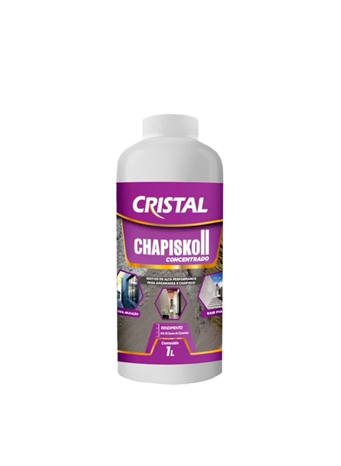 Aditivo para Chapisco Chapiskoll Cristal 1L