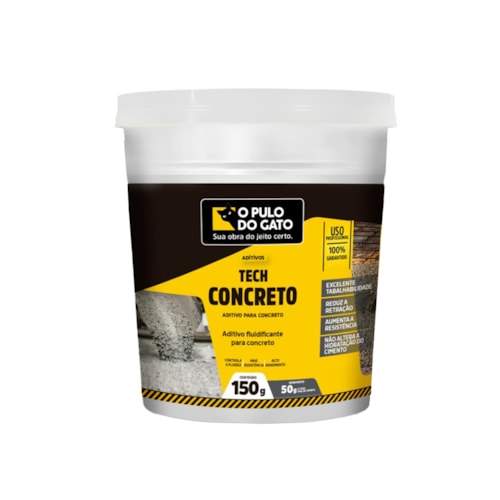 Aditivo para Concreto Tech Concreto 150G - Pulo do Gato