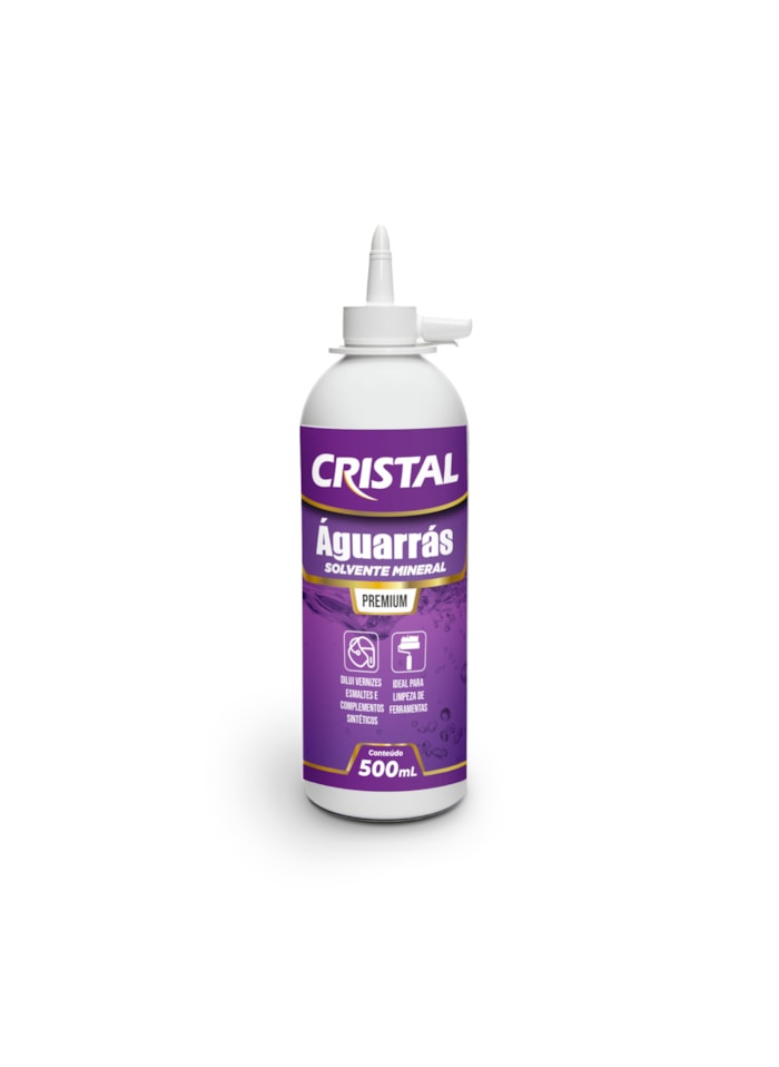 Aguarrás Solvente Mineral Premium 500ml Cristal