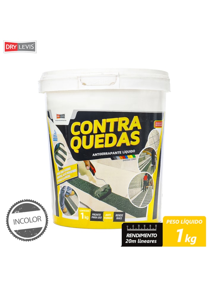 Antiderrapante Líquido Contra Quedas 1KG Incolor