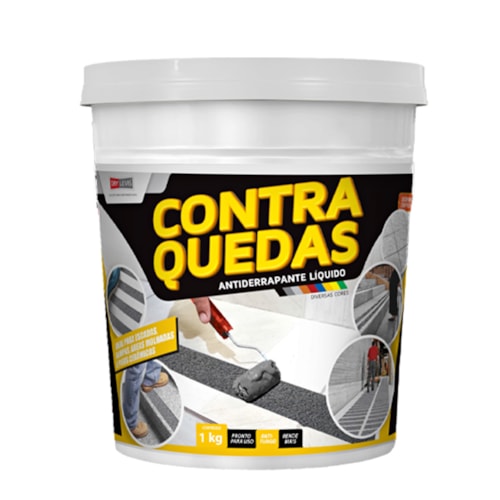 Antiderrapante Líquido Contra Quedas 1KG Preto
