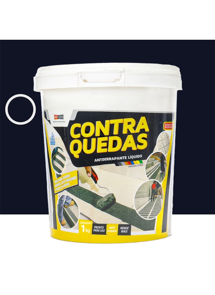 Antiderrapante Líquido Contra Quedas 1KG Preto