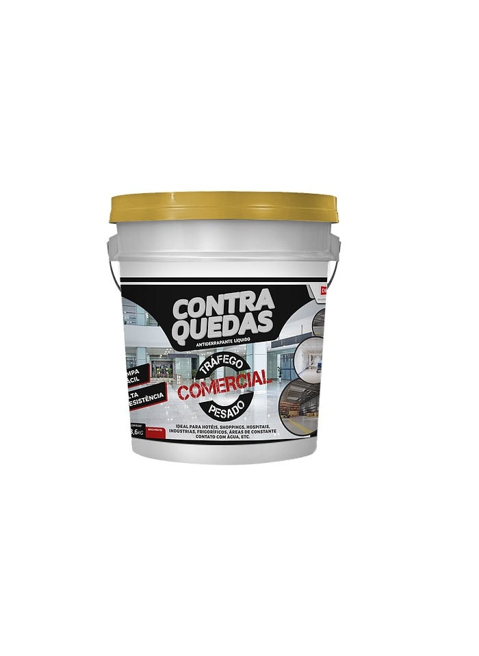 Antiderrapante Líquido Contra Quedas Industrial 4KG Incolor