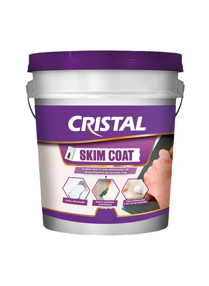 Argamassa de Revestimento Skim Coat Cristal 20KG