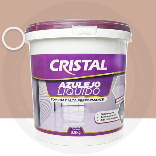 Azulejo Liquido Cristal 3,5KG Brilhante Avelã