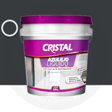 Azulejo Liquido Cristal 3,5KG Brilhante Cinza Escuro