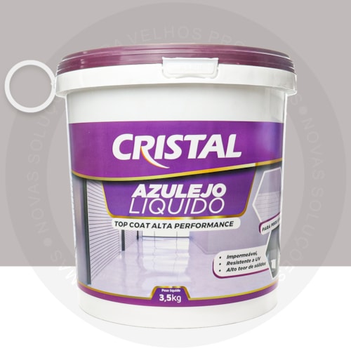 Azulejo Liquido Cristal 3,5KG Brilhante Granizo