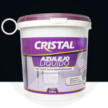 Azulejo Liquido Cristal 3,5KG Brilhante Preto