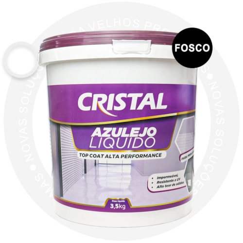 Azulejo Liquido Cristal 3,5KG Fosco Branco