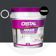 Azulejo Liquido Cristal 3,5KG Fosco Cinza Escuro