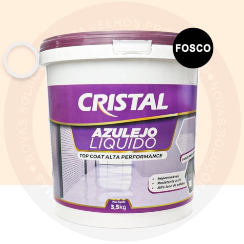 Azulejo Liquido Cristal 3,5KG Fosco Creme de Avelã