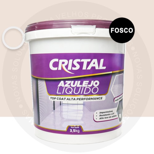 Azulejo Liquido Cristal 3,5KG Fosco Grão de Areia