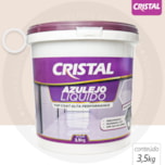 Azulejo Liquido Cristal, 3,5KG Grão de Areia Brilhante - Bi Componente e Impermeável - foto 3