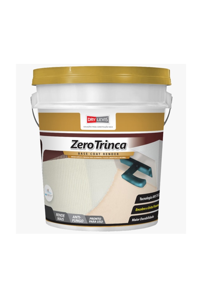 Base Coat Render Pronto para Placa Cimentícia Zero Trinca 25kg