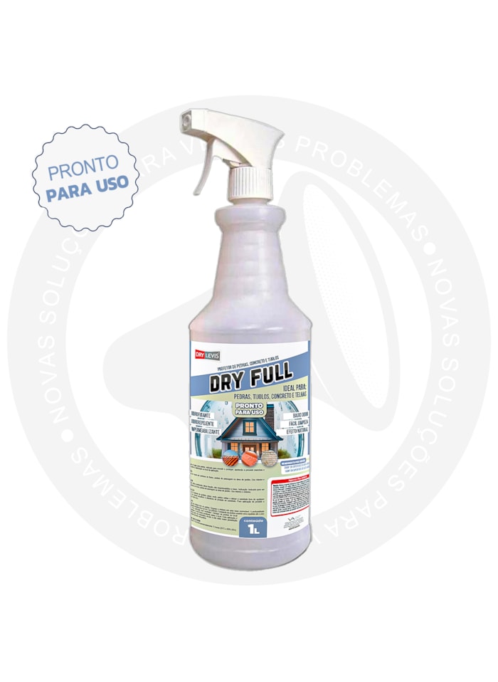 Borrifador Hidrofugante Dry Full 1L Pronto para Uso