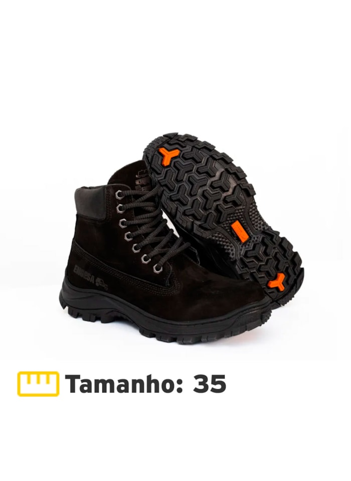 Bota de Trabalho Profissional Engesa Robust - Preto