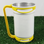 Caneca Alumínio Para Transfer Alça Amarela - foto 2
