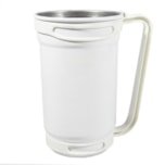Caneca Alumínio Para Transfer Alça Branca - foto 1