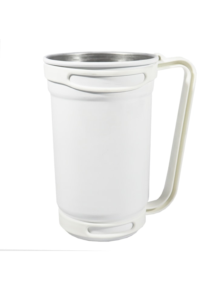 Caneca Alumínio Para Transfer Alça Branca