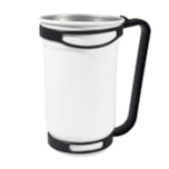 Caneca Alumínio Para Transfer Alça Preta - foto 1