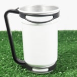 Caneca Alumínio Para Transfer Alça Preta - foto 2