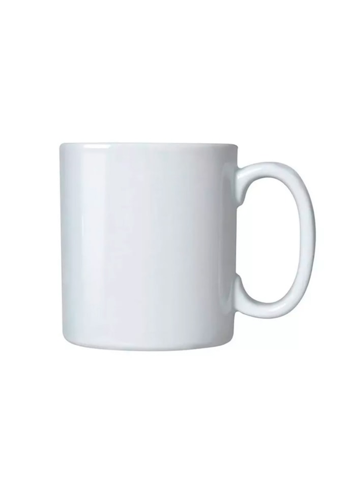 Caneca Branca de Porcelana para Sublimação