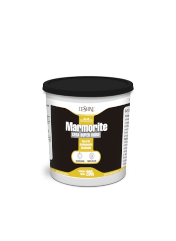 Cera de Carnaúba Super Shine Marmorite LT Shine 200G Incolor - Acabamento Acetinado em Mármore, Realça Cor e Brilho