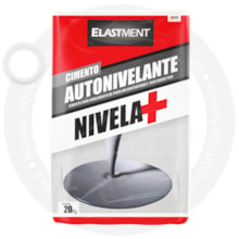 Cimento Autonivelante, 20KG,  Branco - Fácil Aplicação, Secagem em 72h, Alta Aderência