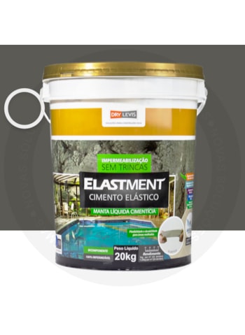 Cimento Elástico Elastment, 20KG Cinza - Aplicação fácil
