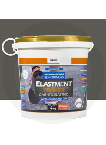 Cimento Elástico Elastment Transit, 4kg Cinza - Alta Elasticidade