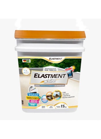 Cimento Elástico Elastment White, 15kg - Redutor de Temperatura