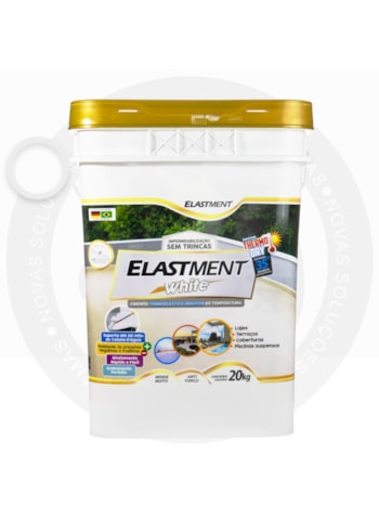 Cimento Elástico Elastment White, 20kg - Redutor de Temperatura
