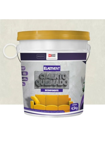 Cimento Queimado Elastment Bege 4,5kg