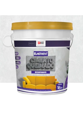 Cimento Queimado Elastment Branco 18KG