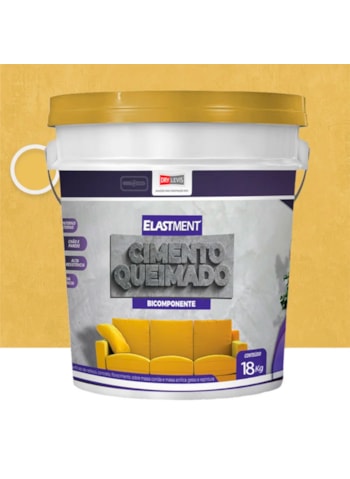 Cimento Queimado Elastment Calcário 18KG