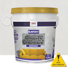 Cimento Queimado Elastment Cinza Claro 4,5kg