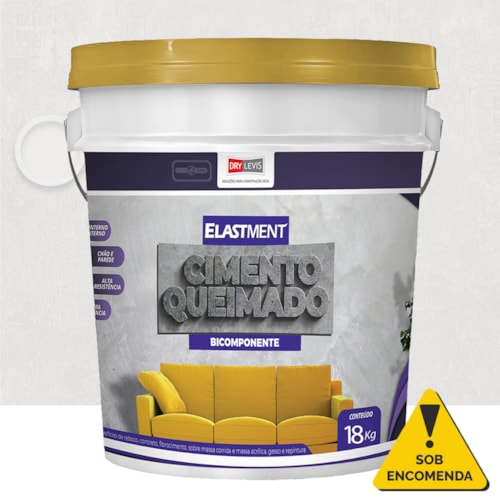 Cimento Queimado Elastment Marfim 18KG