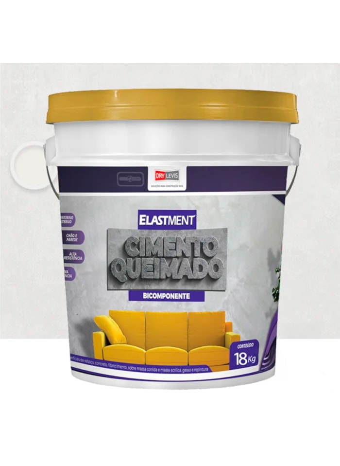 Cimento Queimado Elastment Marfim 18KG