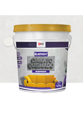 Cimento Queimado Elastment Marfim 4,5kg