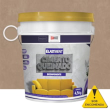 Cimento Queimado Elastment Marrom 4,5kg