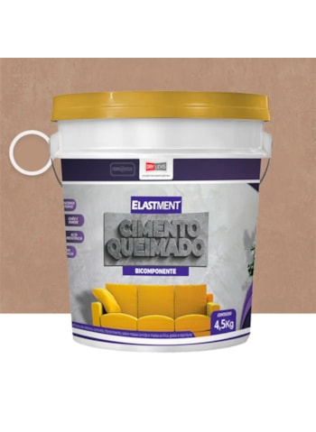 Cimento Queimado Elastment Marrom 4,5kg