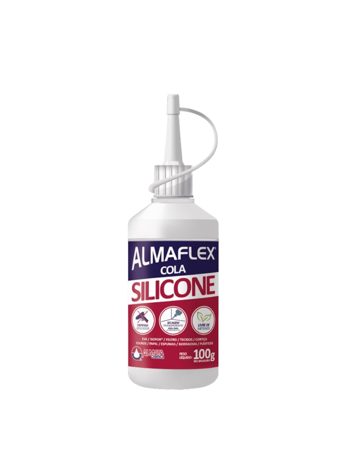 Cola de Silicone Multiuso para Acabamentos Almaflex 100G