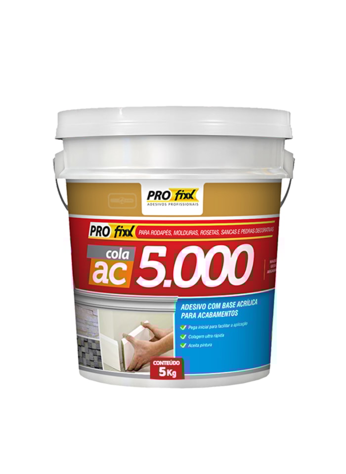 Cola  para gesso 3D AC 5000 5KG