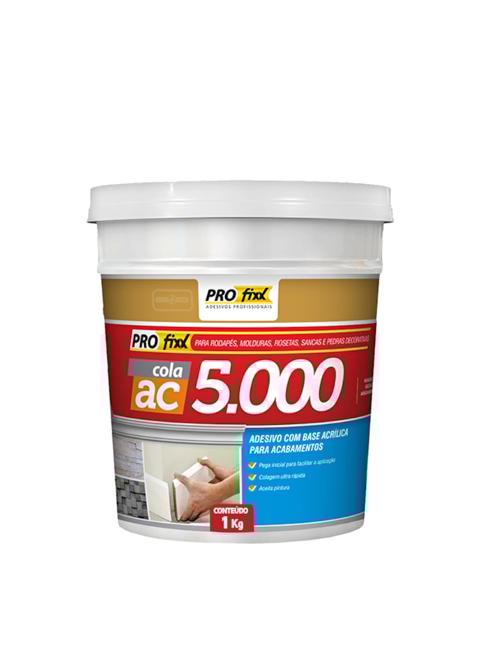 Cola Para Gesso 3D AC5000 1KG
