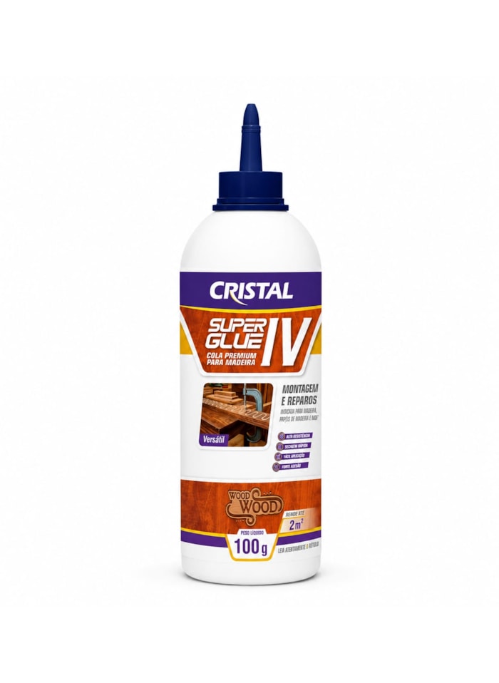 Cola para Madeira Super Glue IV - 100G