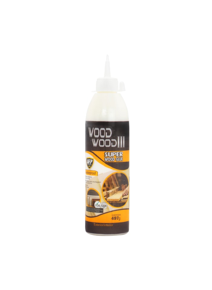 Cola para Madeira Wood Wood 3, 497G - Pronto para Uso, Ótimo Rendimento